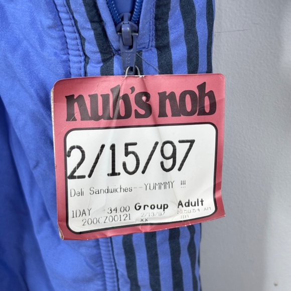 VTG 80s Ski Suit One Piece Snowsuit Womens 16 Powder Blue Retro Made in Italy - Picture 10 of 16